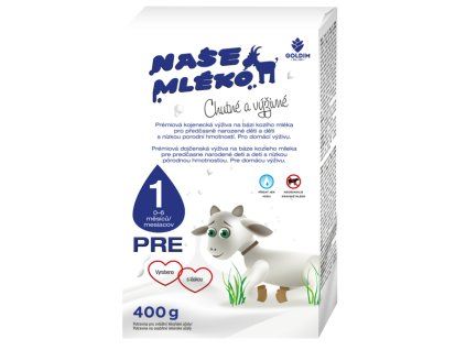 NAŠE MLIEKO PRE 1, 400g